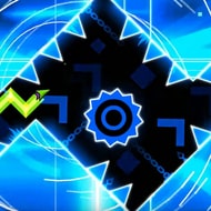 Geometry Dash Wave browser game